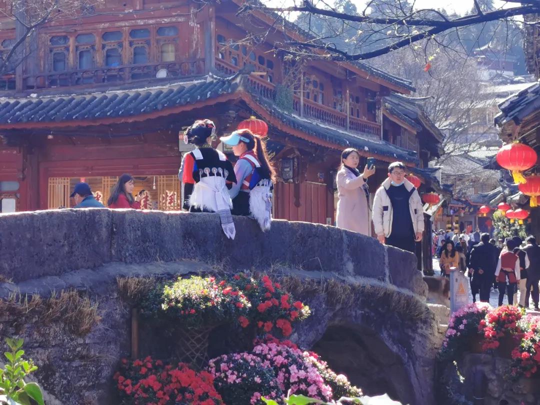 來麗江古城，感受花團(tuán)錦簇、欣欣向榮